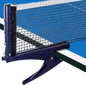 Collapsible Table Tennis Net,Training Competition Professional Ping Pong Net Portable Posts with Adjustable Strength Clip,Stable Base for Standard Table
