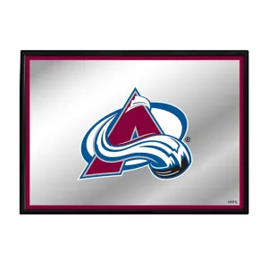 Colorado Avalanche: Framed Mirrored Wall Sign