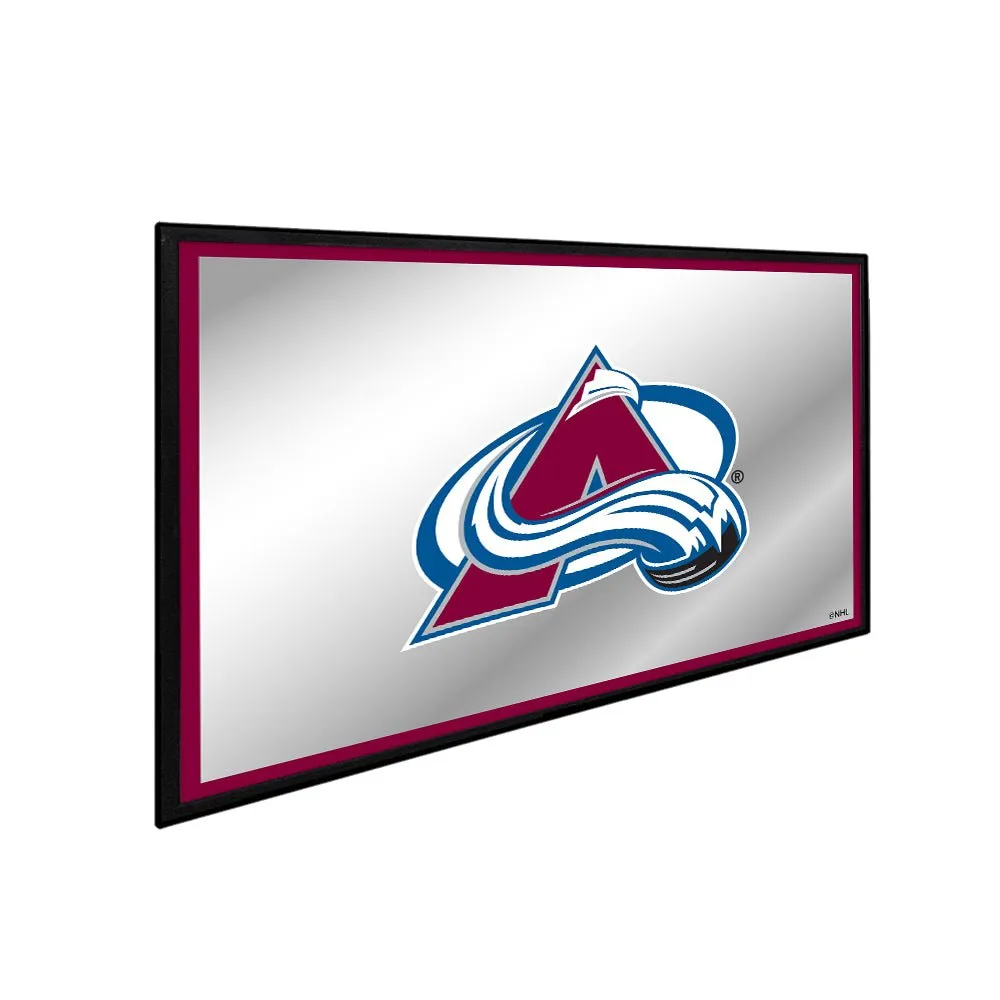 Colorado Avalanche: Framed Mirrored Wall Sign