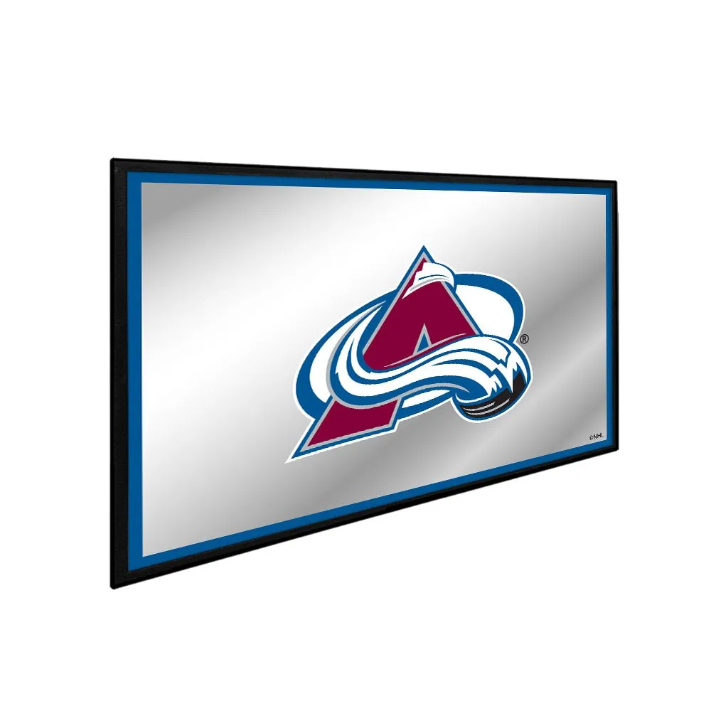 Colorado Avalanche: Framed Mirrored Wall Sign