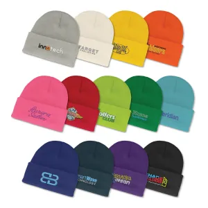 Coloured Roll Up Cuff Beanie(SHW-32T)