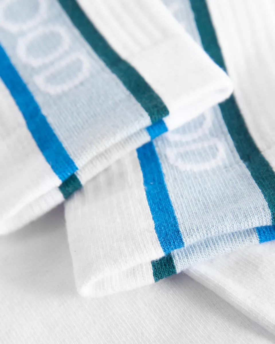 Conor logo sports socks - White