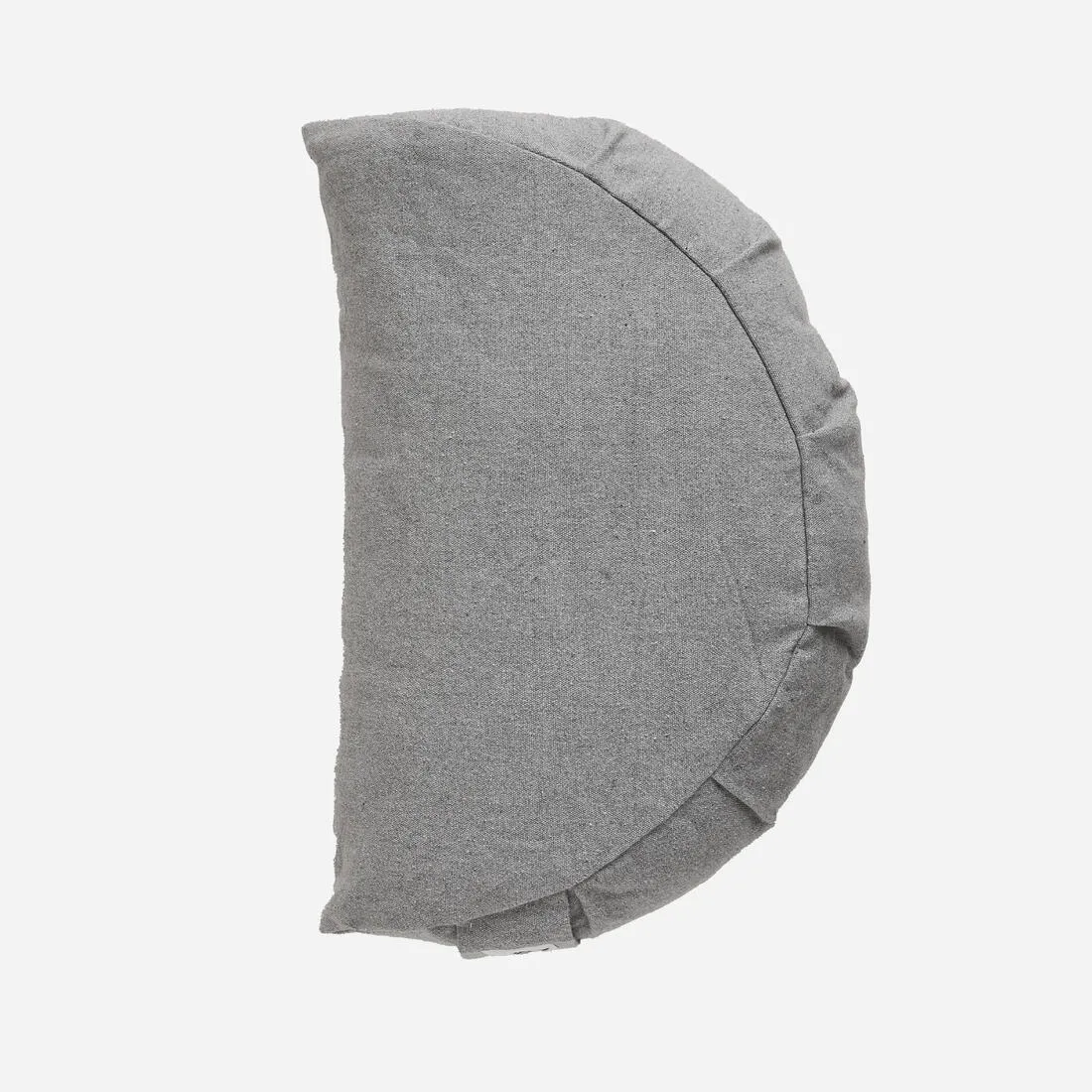 COUSSIN DE YOGA / MEDITATION 1/2 LUNE GRIS