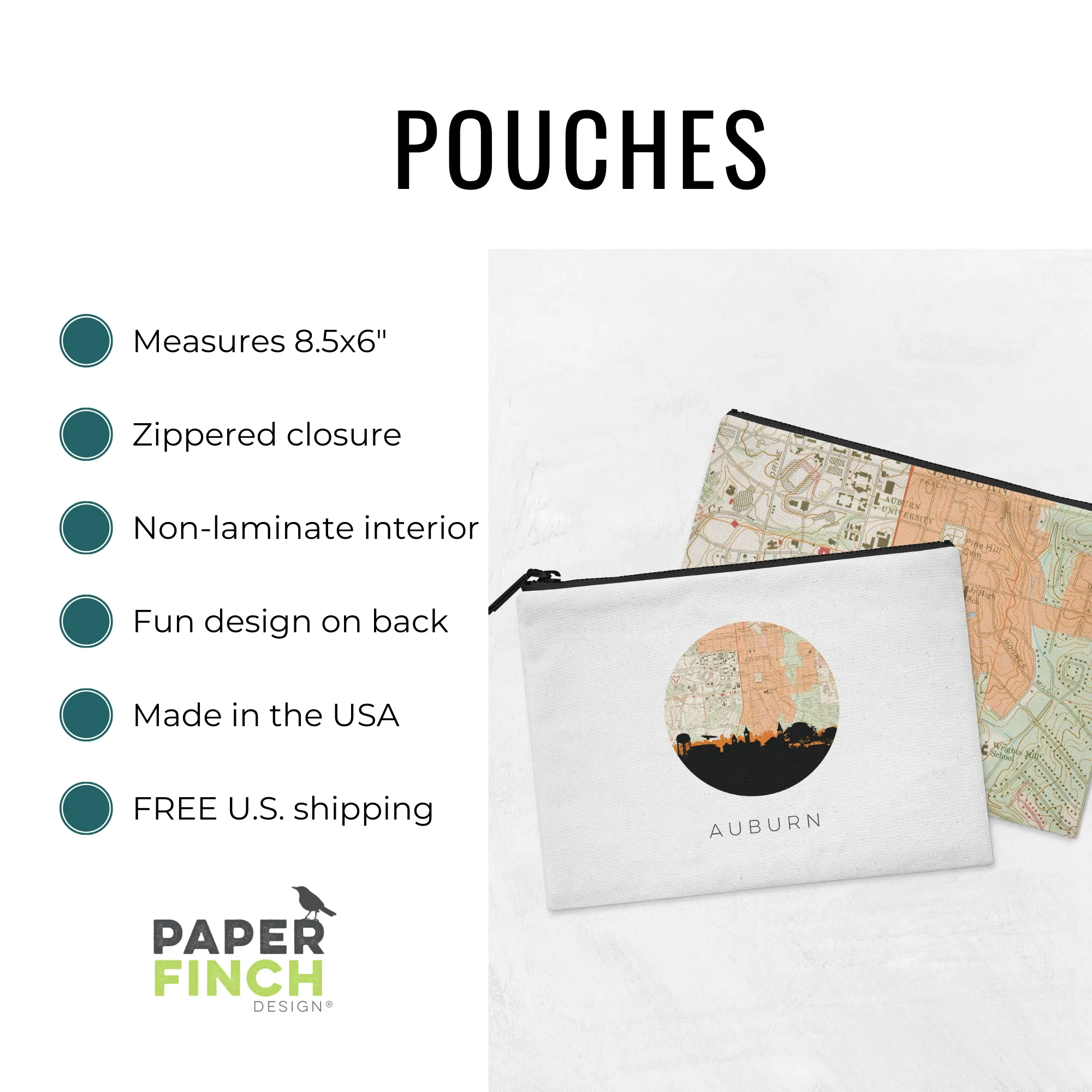 Cowgirl Pouch - Zip Closure Accessory Bag with Confident Cowgirl Design, 8.5x6 Inches for Stylish Storage! | Wild West Chic Collection