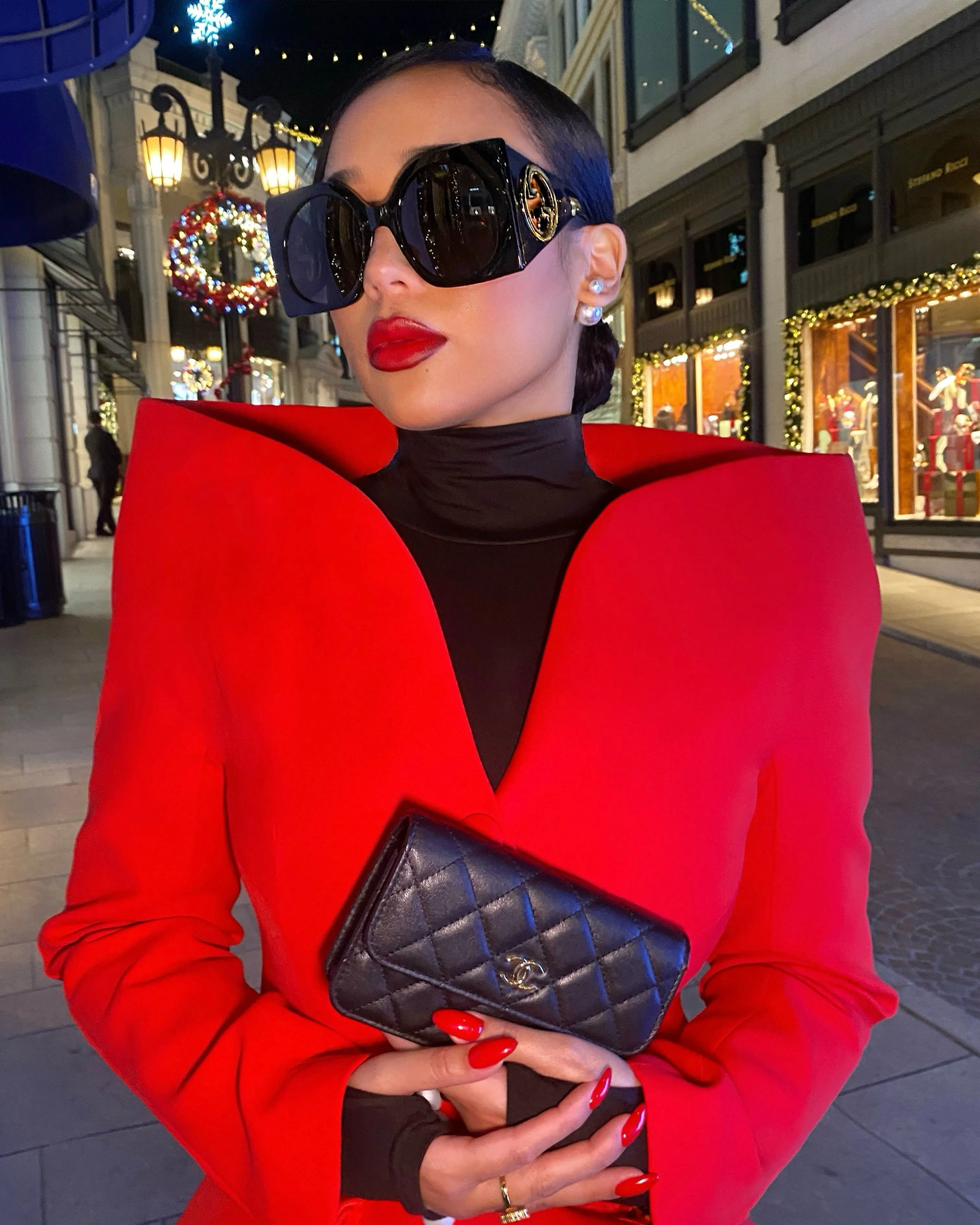 Crimson Luxe Coat