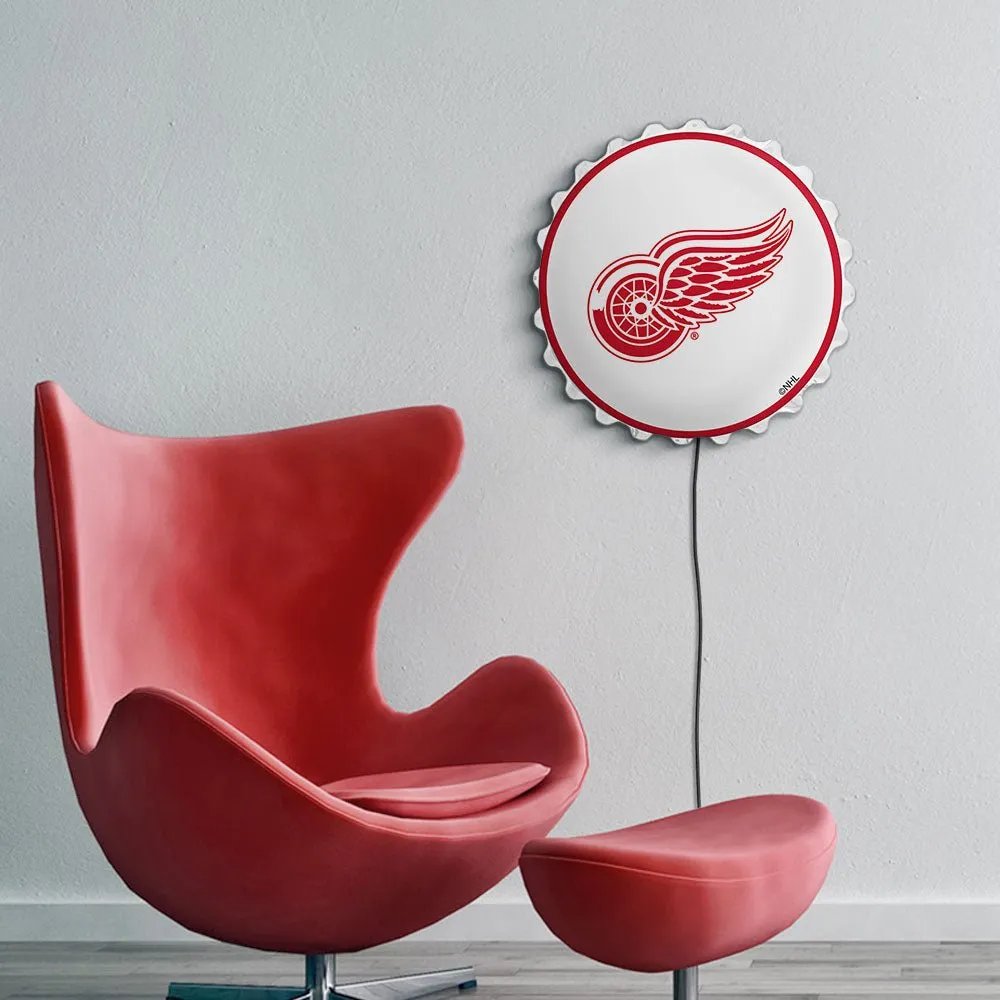 Detroit Red Wings: Bottle Cap Wall Light