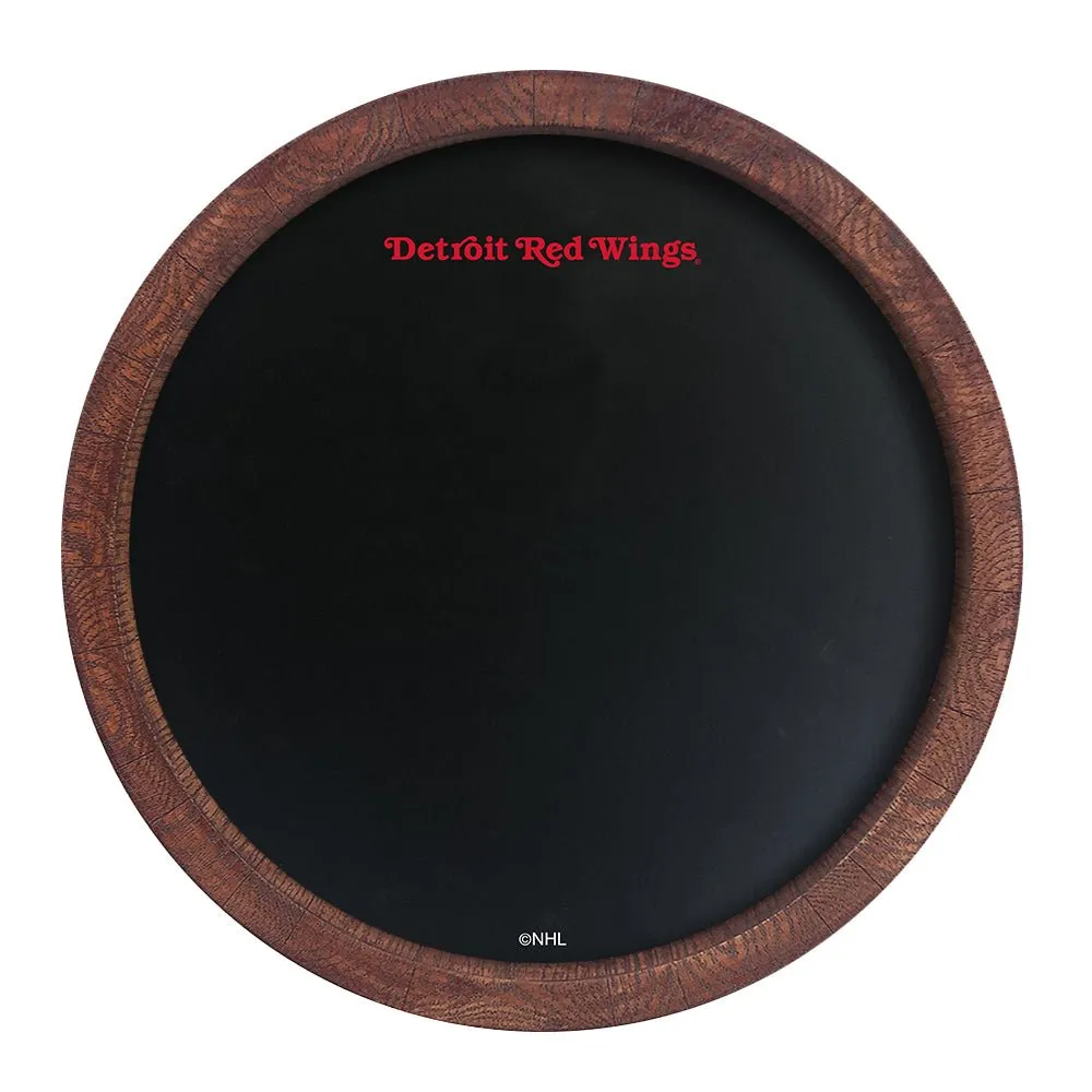 Detroit Red Wings: Secondary Logo - Barrel Top Chalkboard Sign