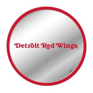 Detroit Red Wings: Secondary Logo - Modern Disc Mirrored Wall Sign