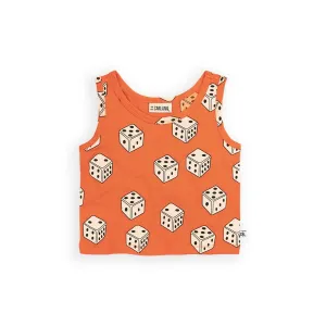 Dice Loose Fit Tank Top - 2 Left Size 8-10 & 12-14 years