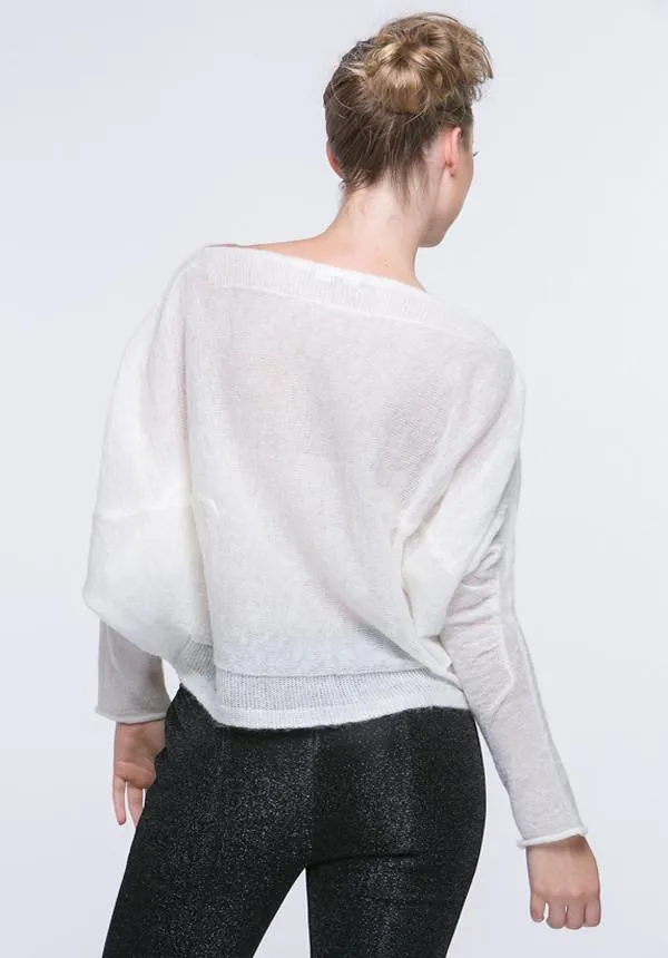 Dolman Ruched Detail Sweater