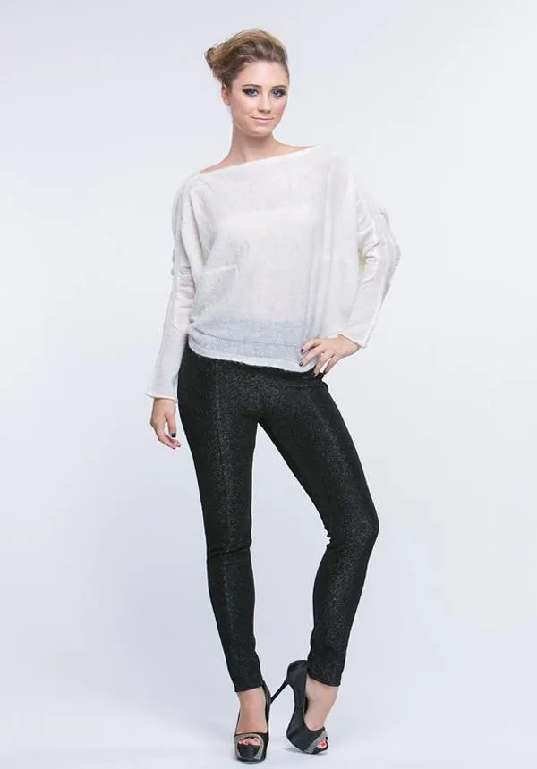 Dolman Ruched Detail Sweater