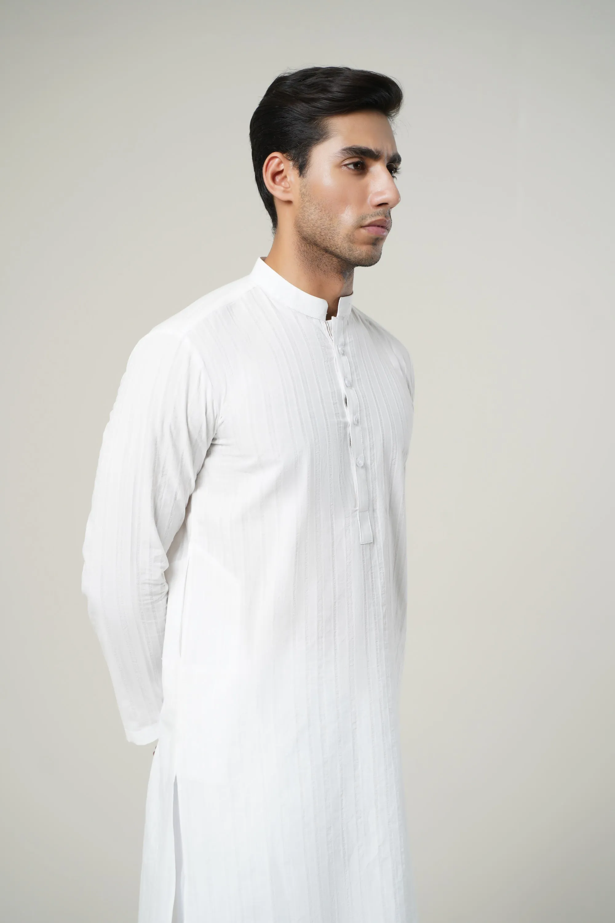 Dove White Kurta