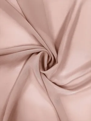 Dusty Pink Chiffon Fabric By The 1/2 Yard