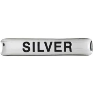 #E97 Silver Bar Enamel Badges - pack of 5