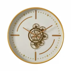 Edit House & Home-Home Artisan Barton Metal Wall Clock