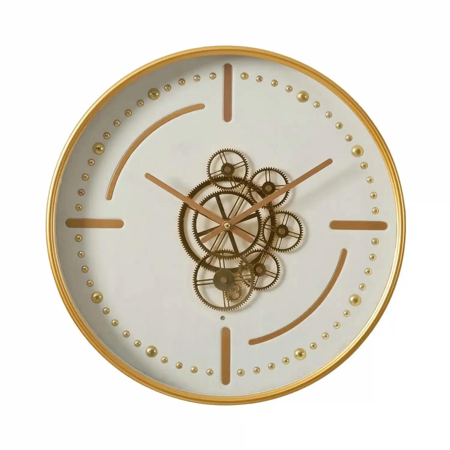 Edit House & Home-Home Artisan Barton Metal Wall Clock