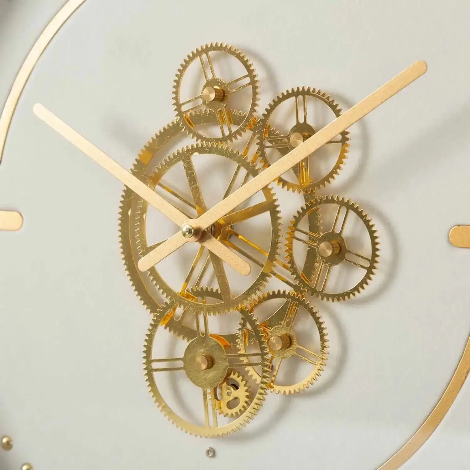 Edit House & Home-Home Artisan Barton Metal Wall Clock