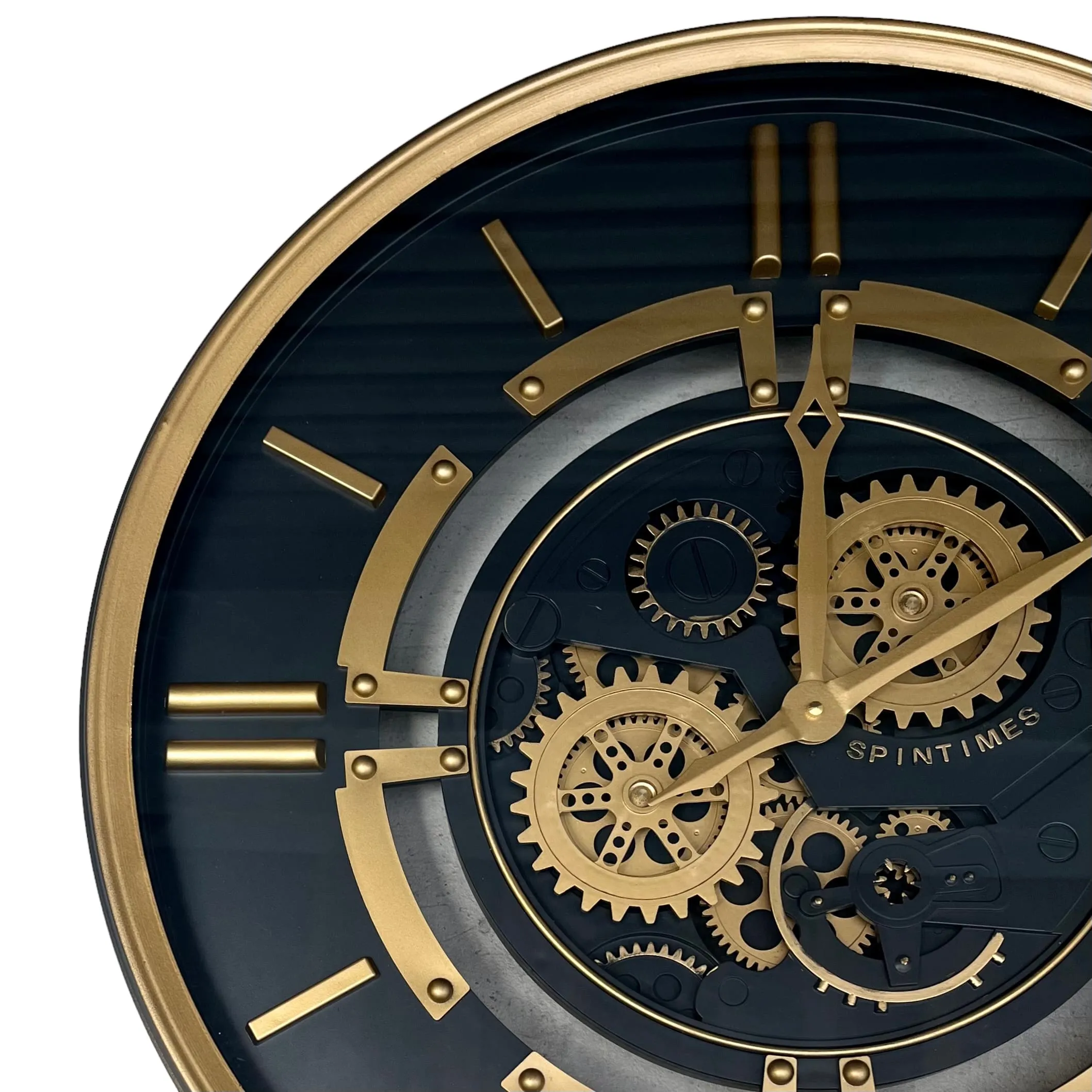 Edit House & Home-Home Artisan Coulson Metal Wall Clock
