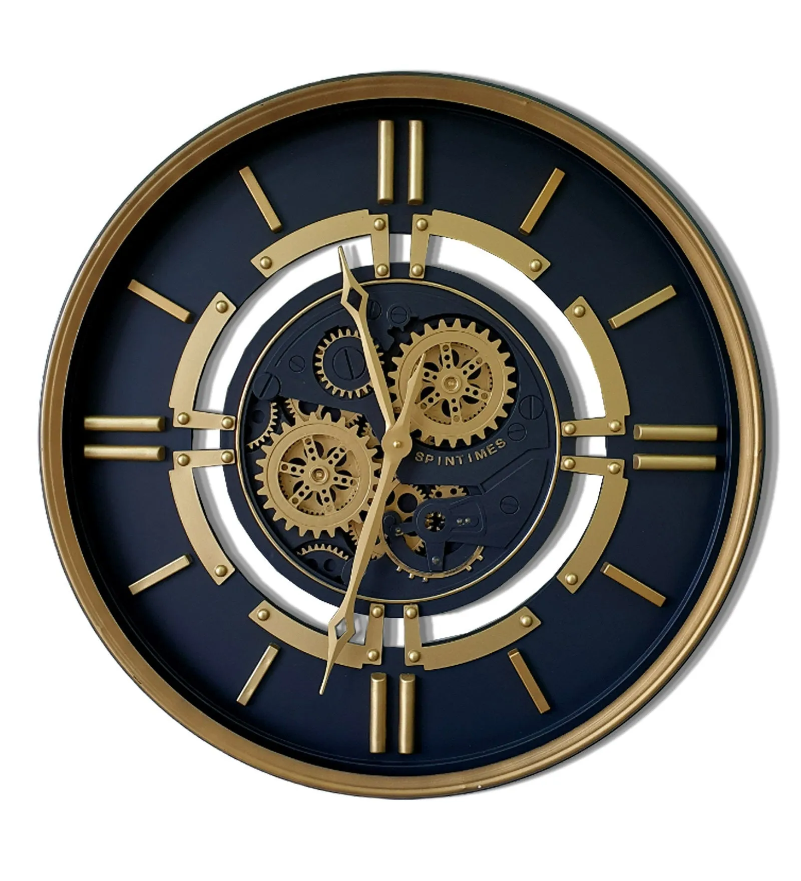 Edit House & Home-Home Artisan Coulson Metal Wall Clock