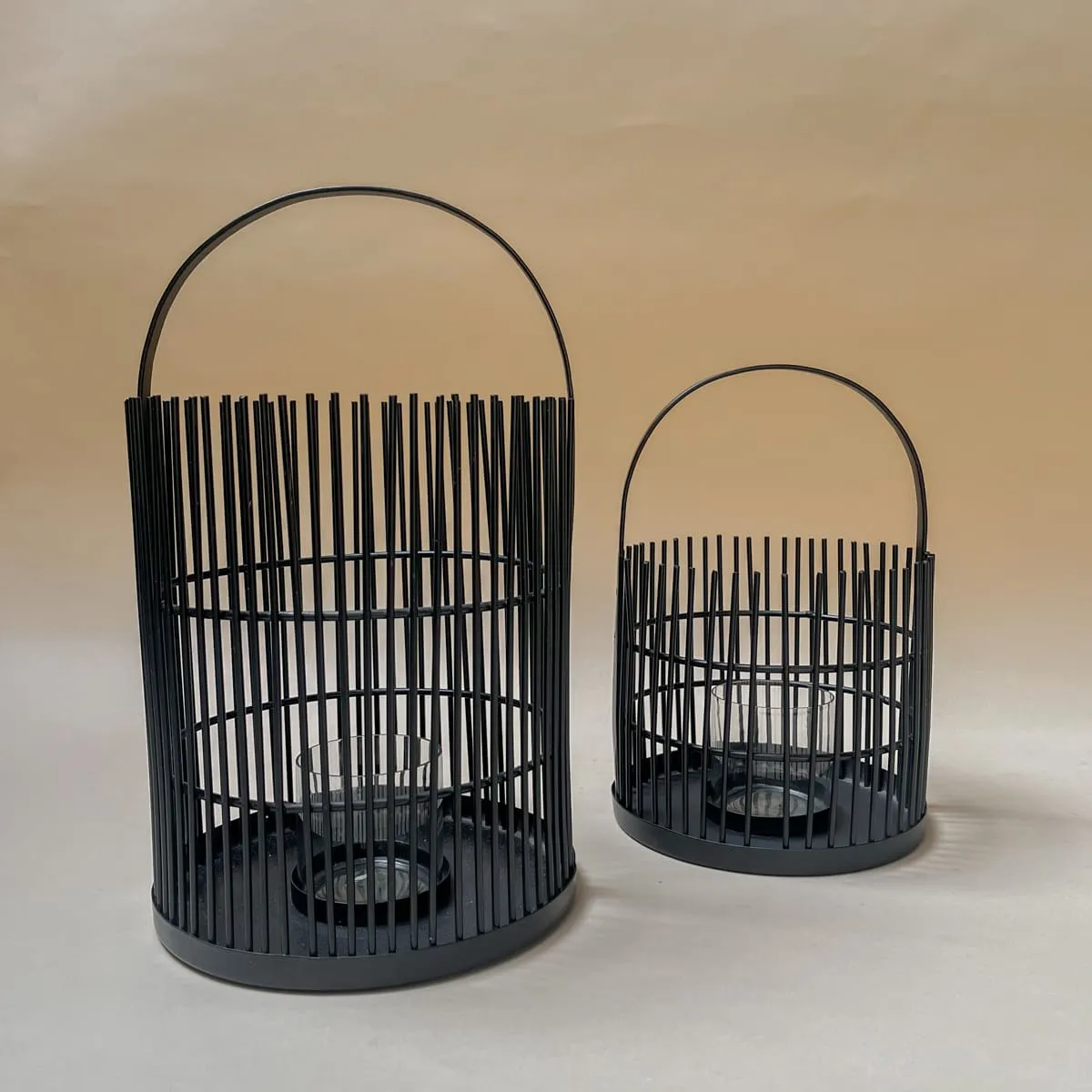 Edit House & Home-Home Artisan Sigrid Black Metal Lantern (Large)