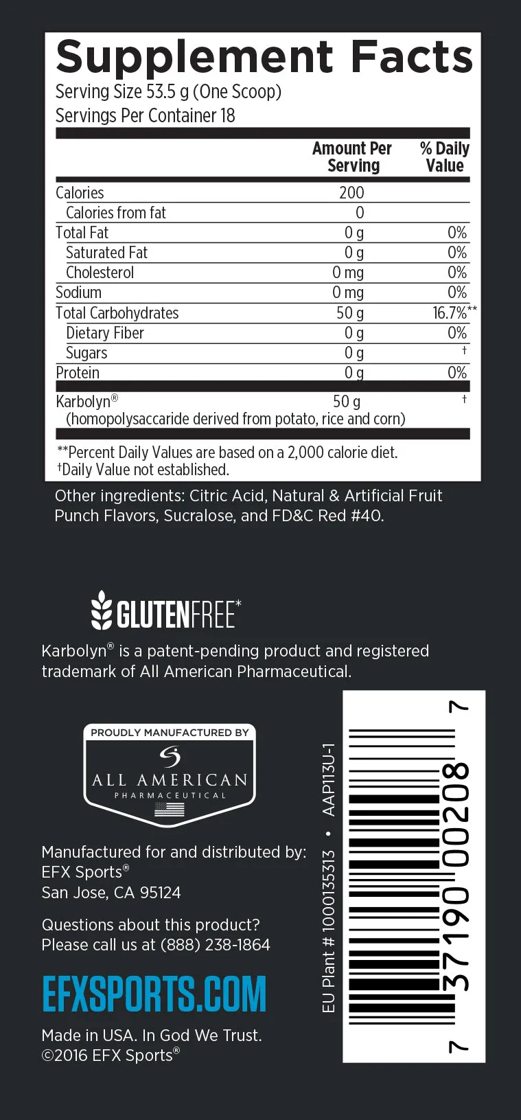 EFX Sports Karbolyn Fuel