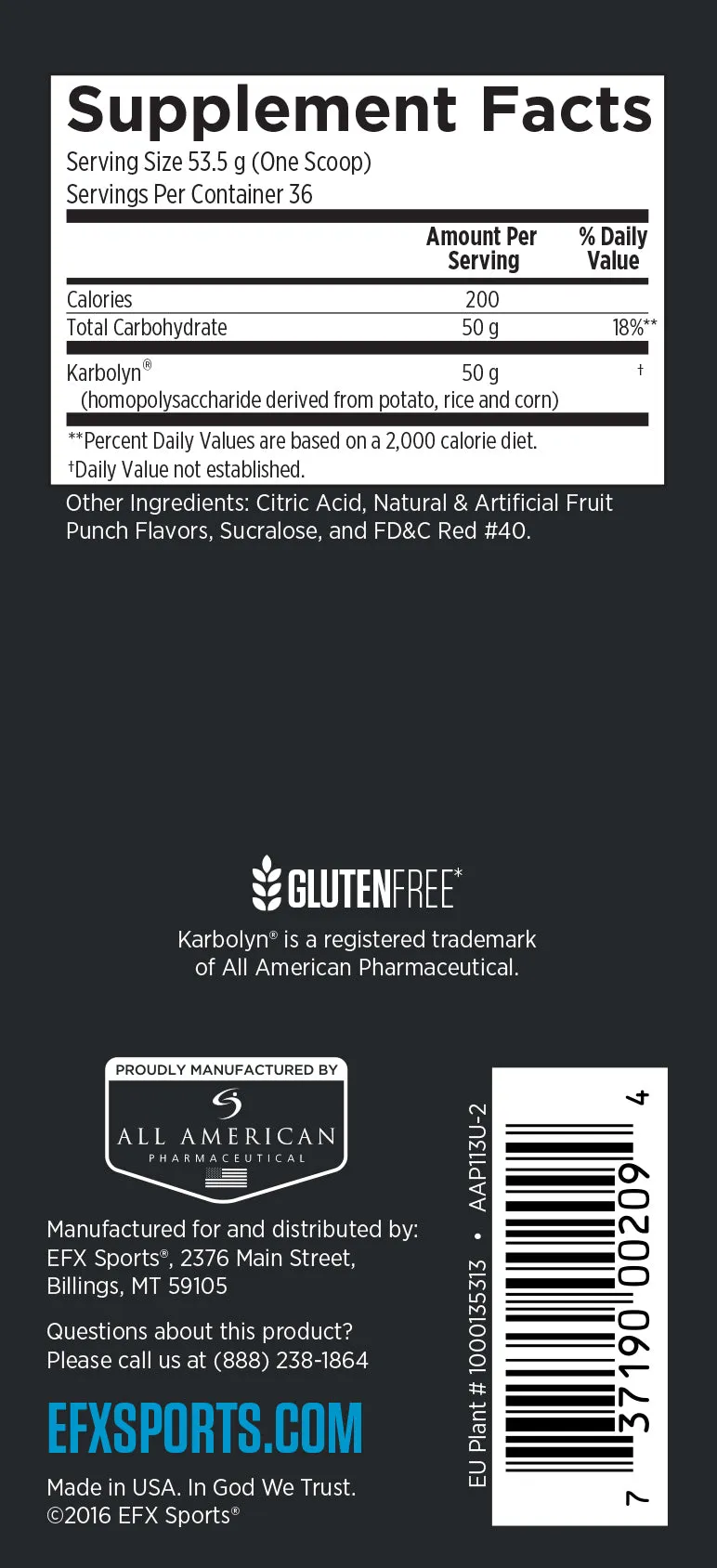 EFX Sports Karbolyn Fuel