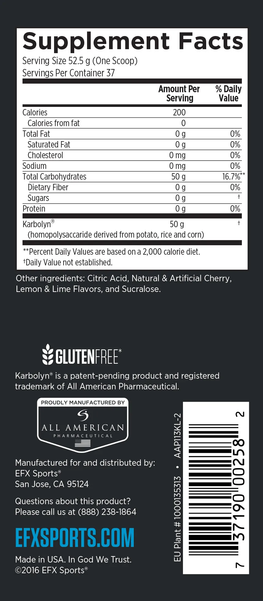 EFX Sports Karbolyn Fuel