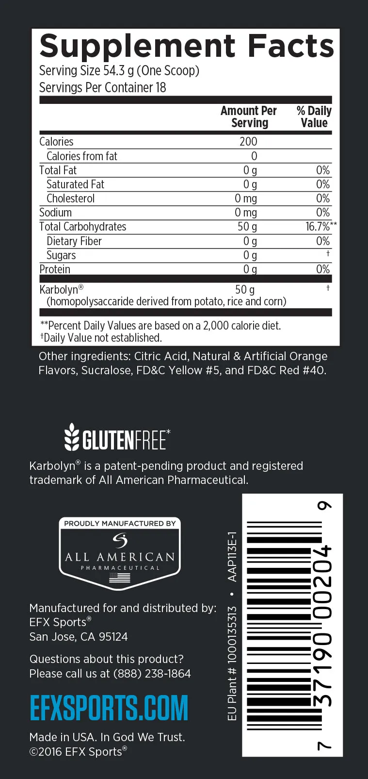 EFX Sports Karbolyn Fuel