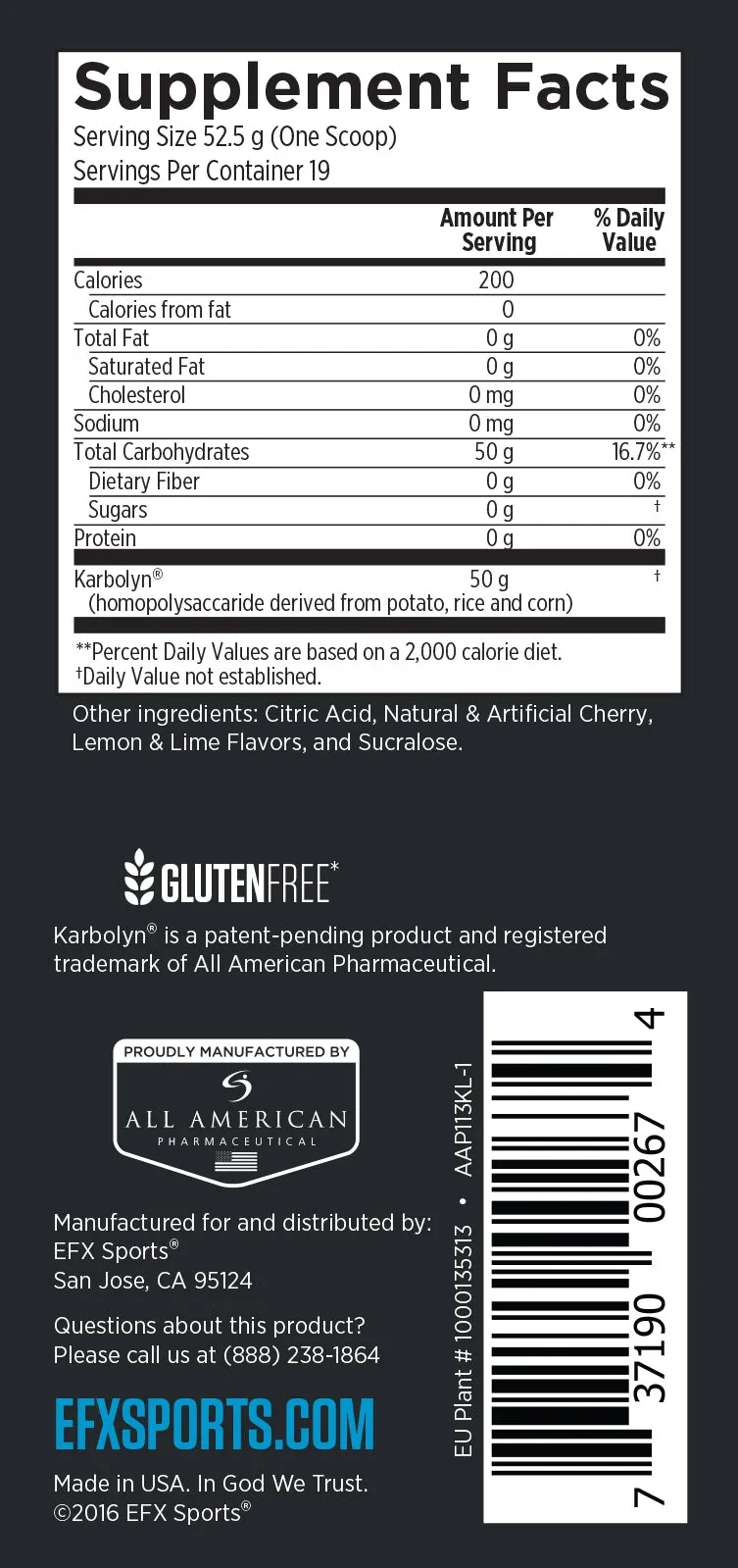 EFX Sports Karbolyn Fuel