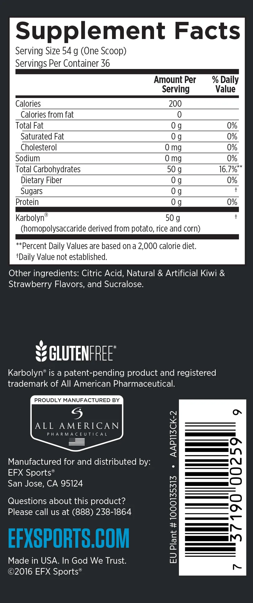 EFX Sports Karbolyn Fuel