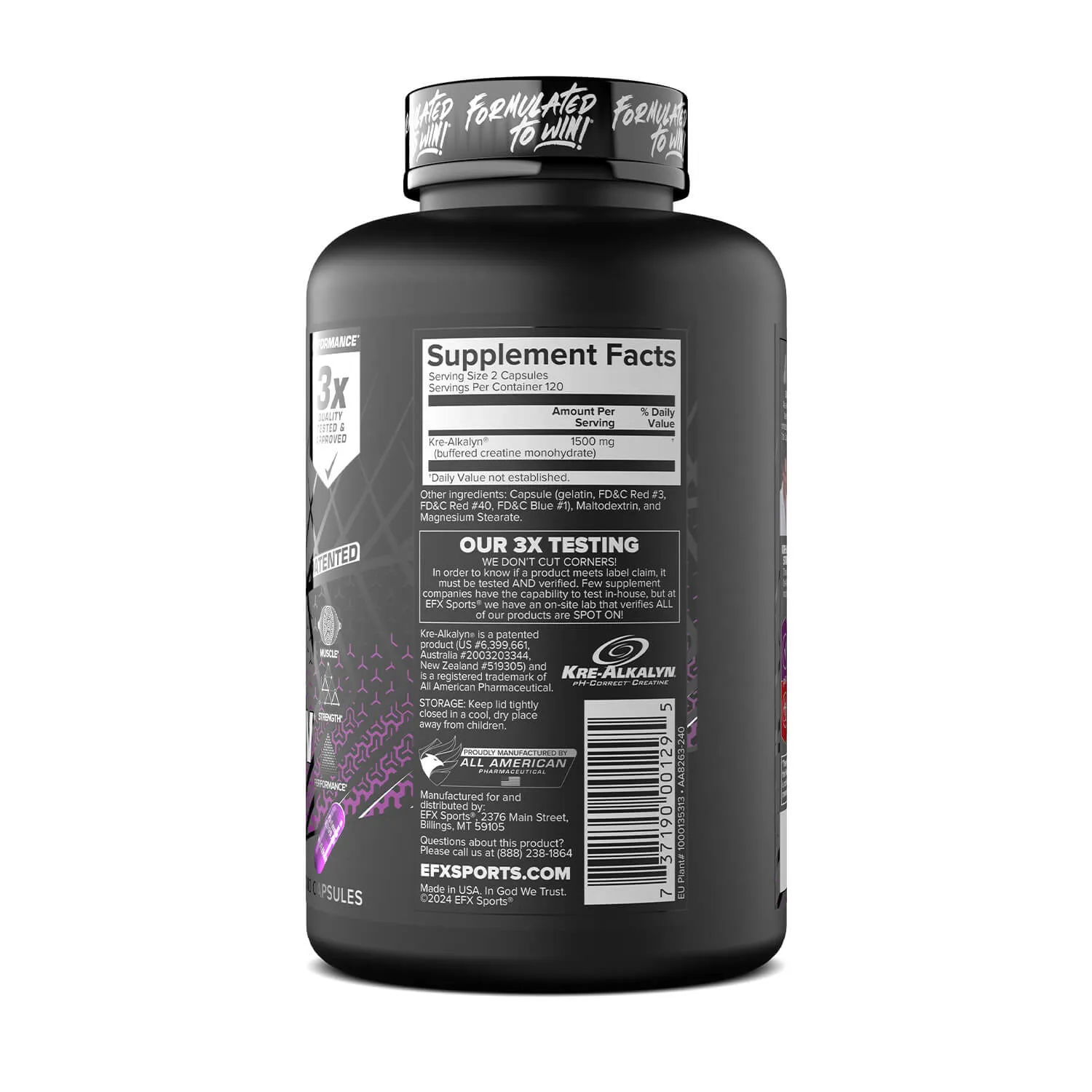 EFX Sports Kre-Alkalyn EFX
