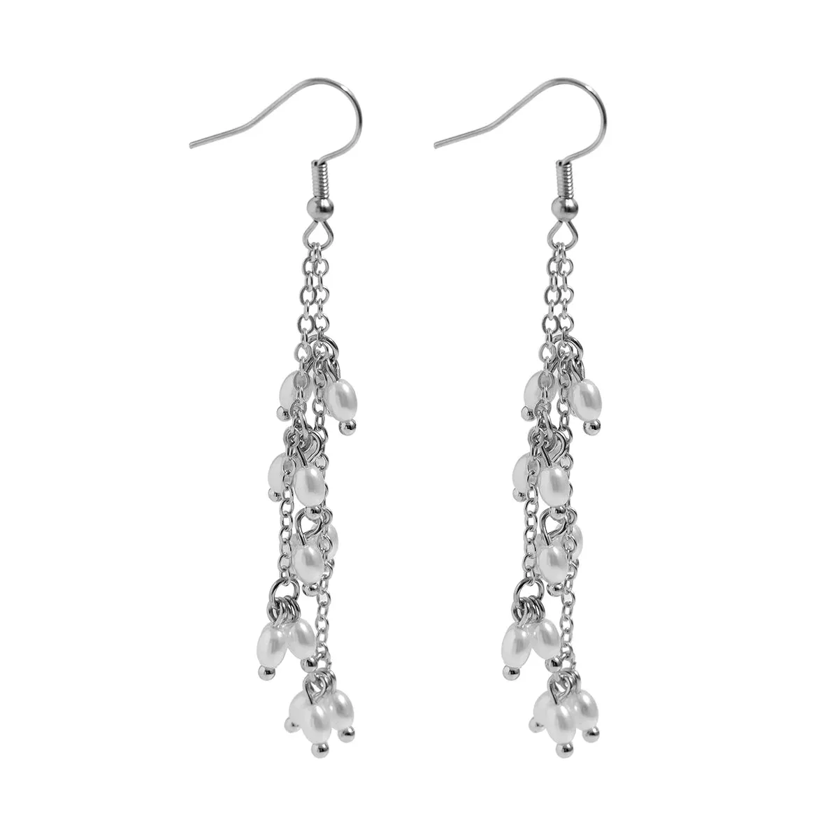Elegant Vintage Pearl Drop Dangle Earrings