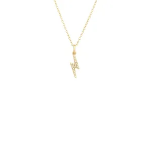 Ella Stein Diamond Lightning Bolt Necklace