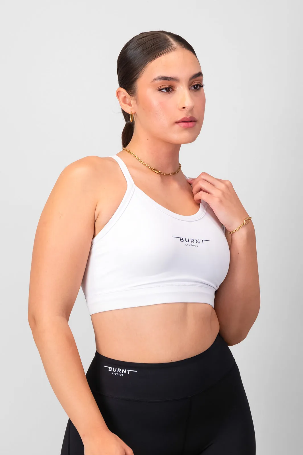 Essential Strong Bra - White