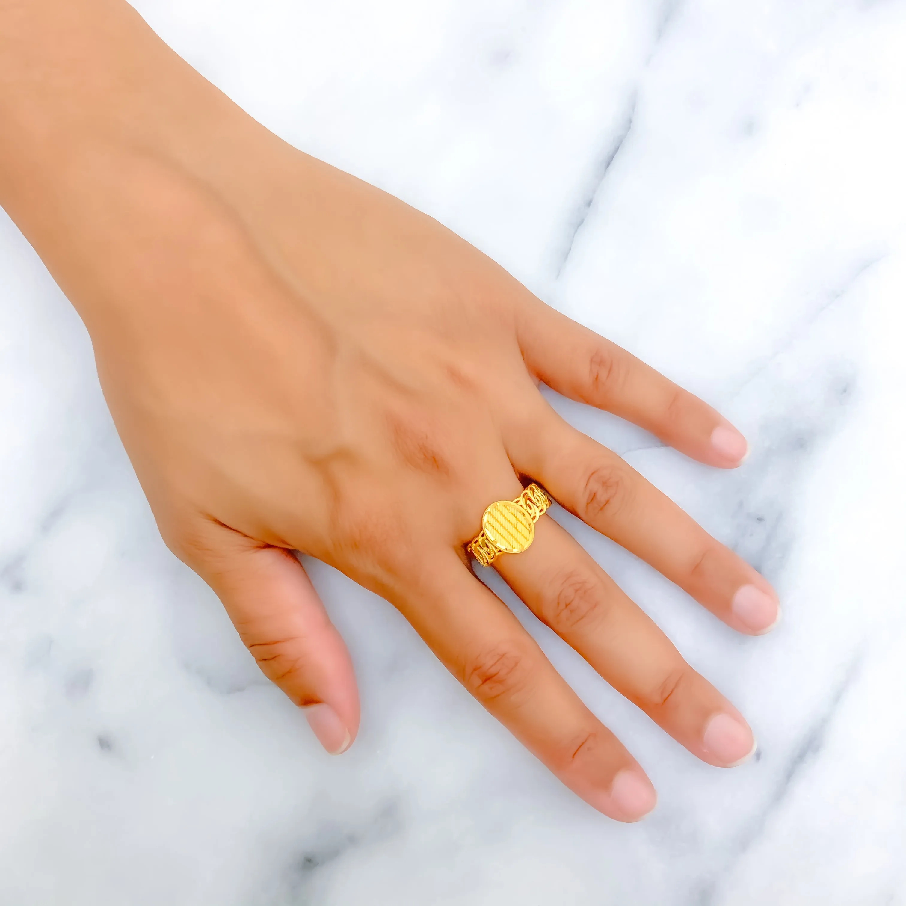 Everyday Graceful 22k Gold Ring