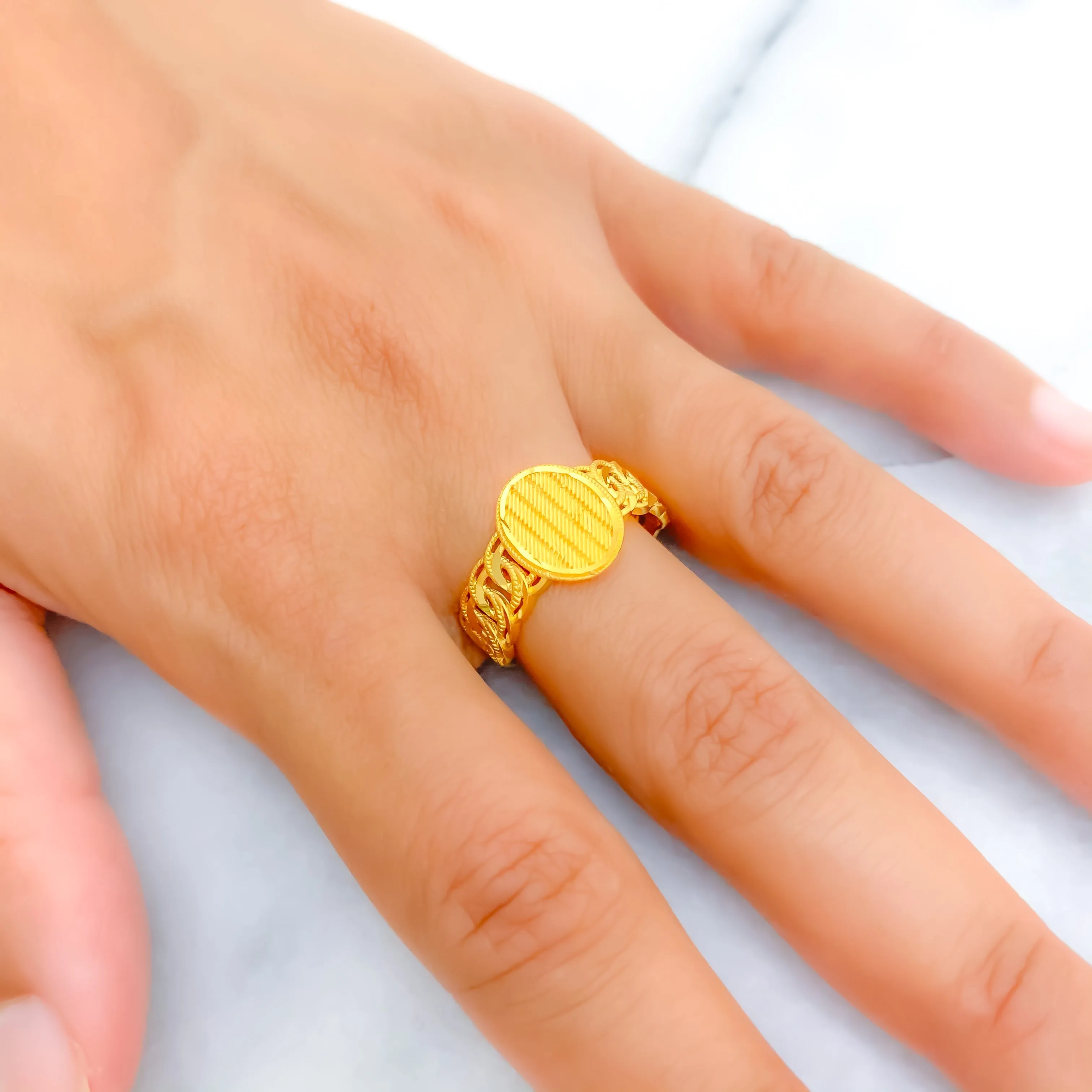Everyday Graceful 22k Gold Ring
