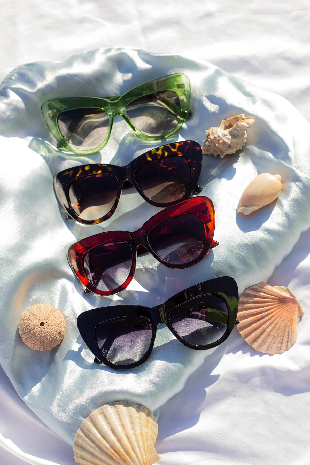 Exaggerated Chunky Cat Eye Sunglasses