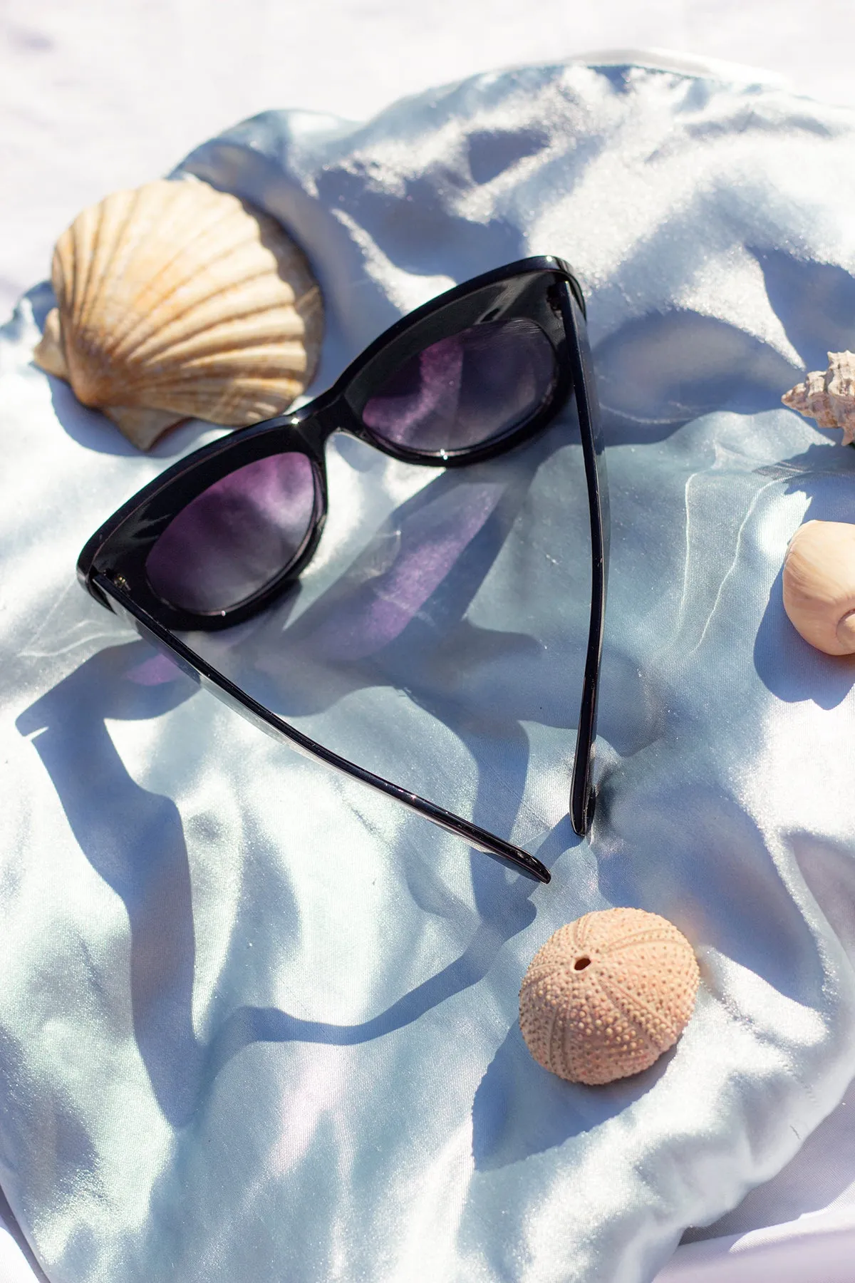 Exaggerated Chunky Cat Eye Sunglasses