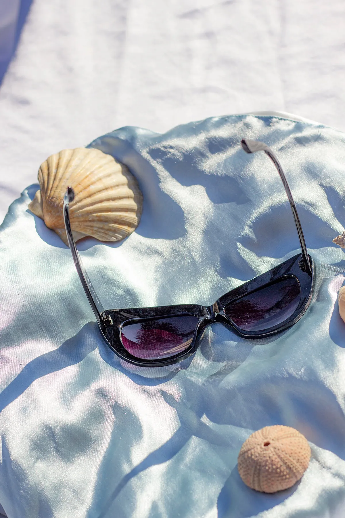 Exaggerated Chunky Cat Eye Sunglasses