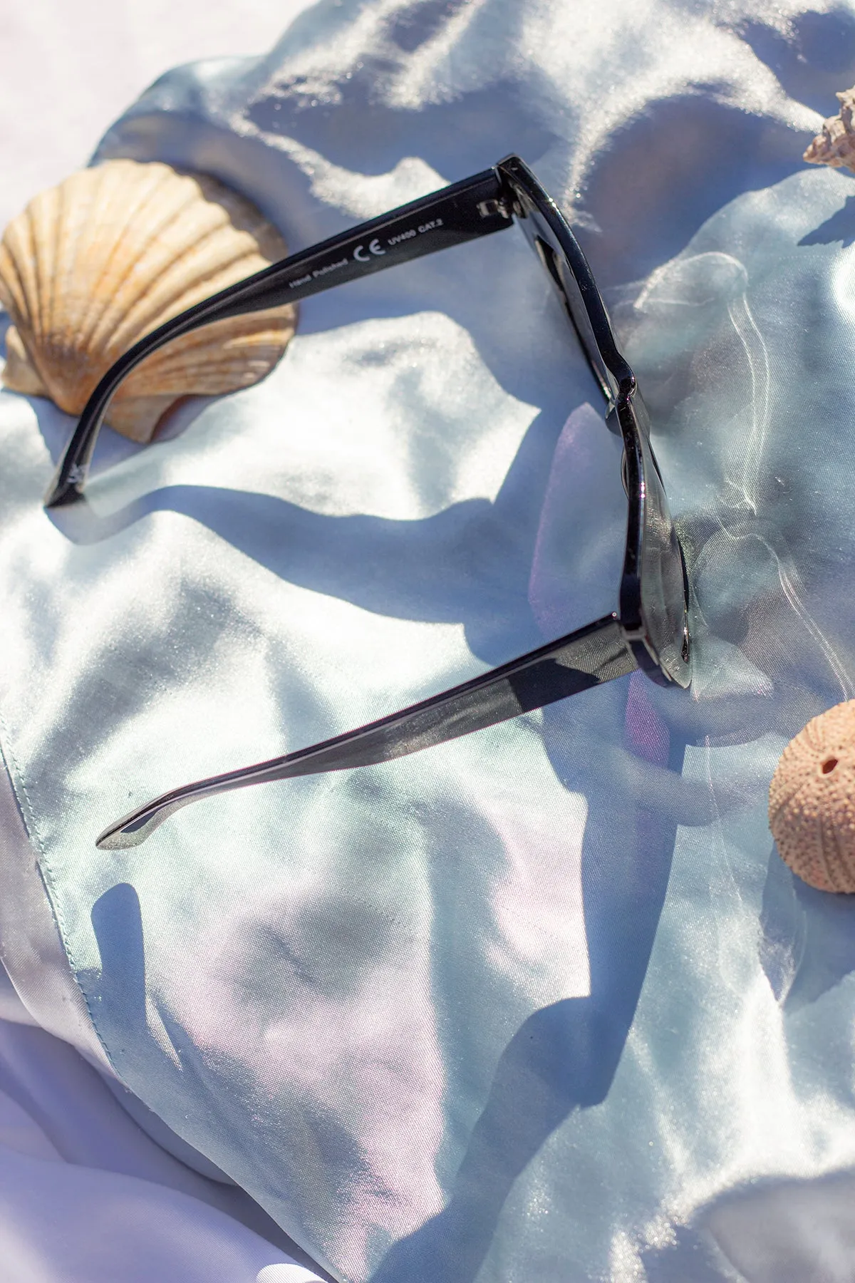 Exaggerated Chunky Cat Eye Sunglasses