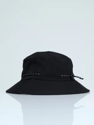Eyelet Bucket Hat - Black