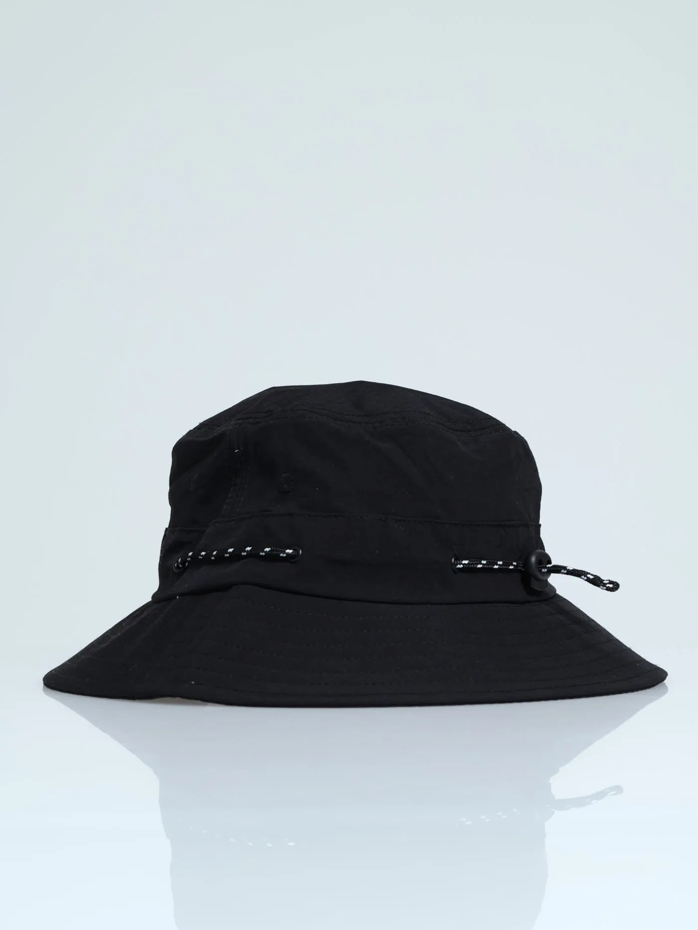 Eyelet Bucket Hat - Black