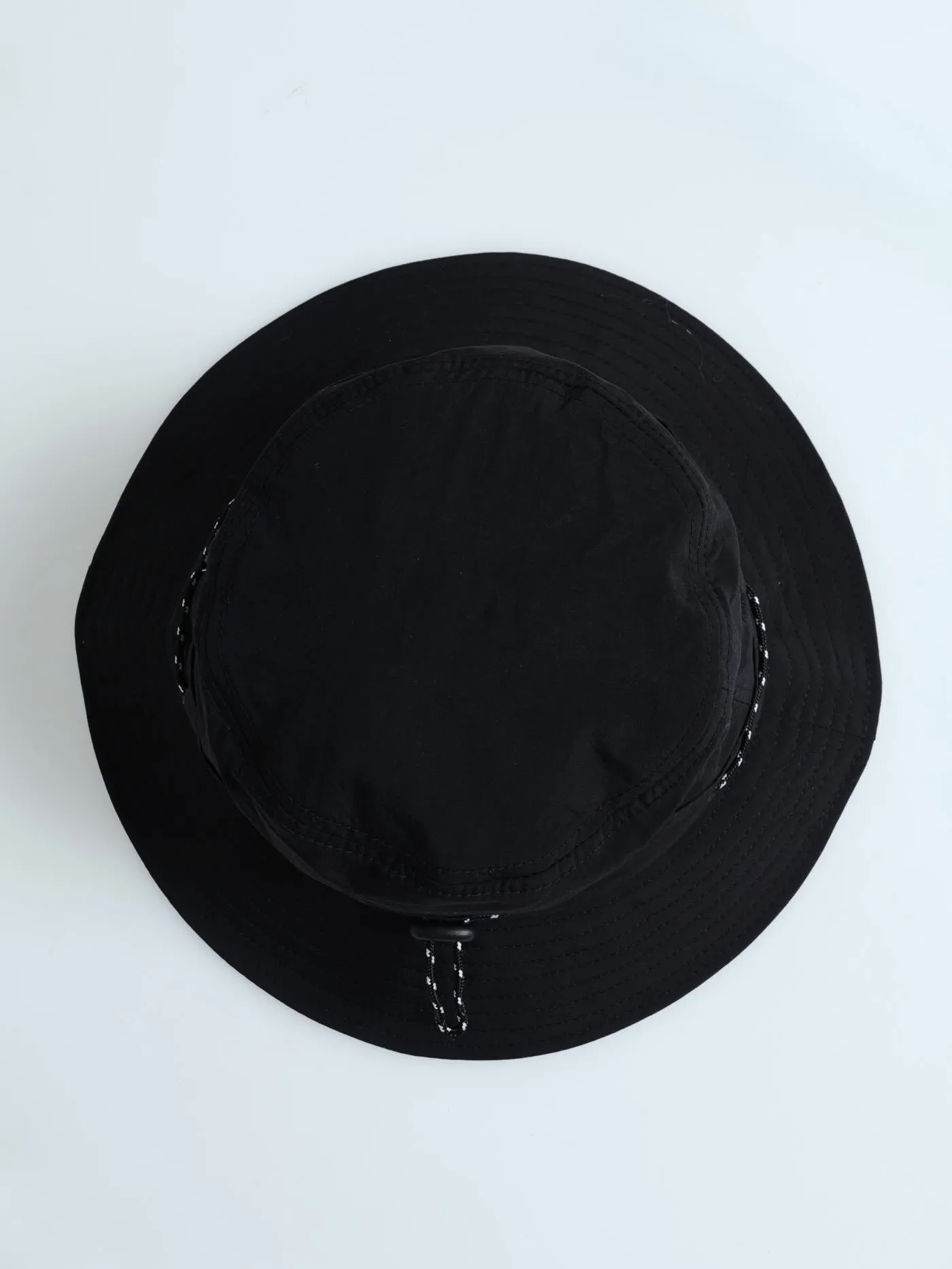 Eyelet Bucket Hat - Black