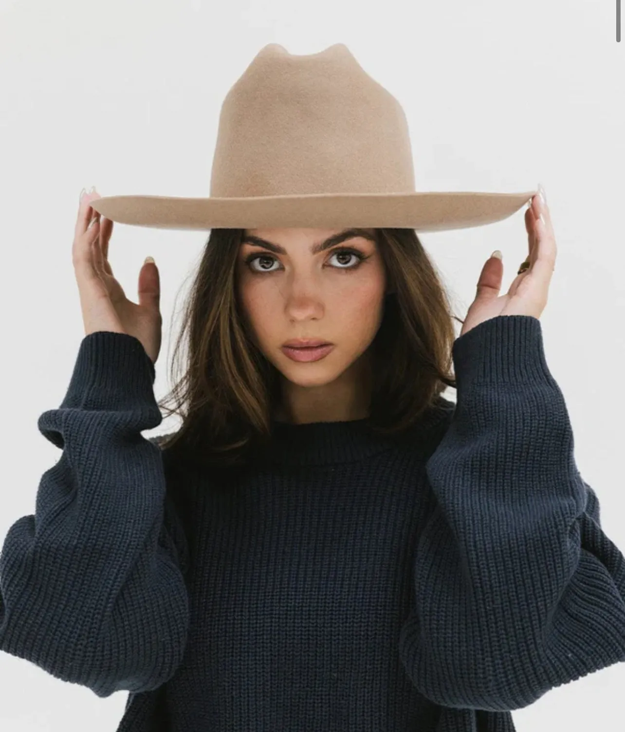 Ezra Western Hat - Tan