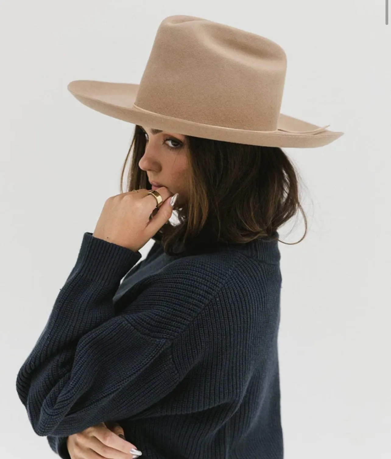 Ezra Western Hat - Tan