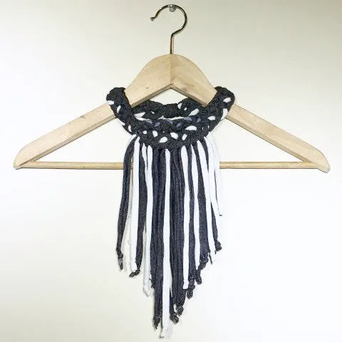 Fabric Boho Necklace (fringe)
