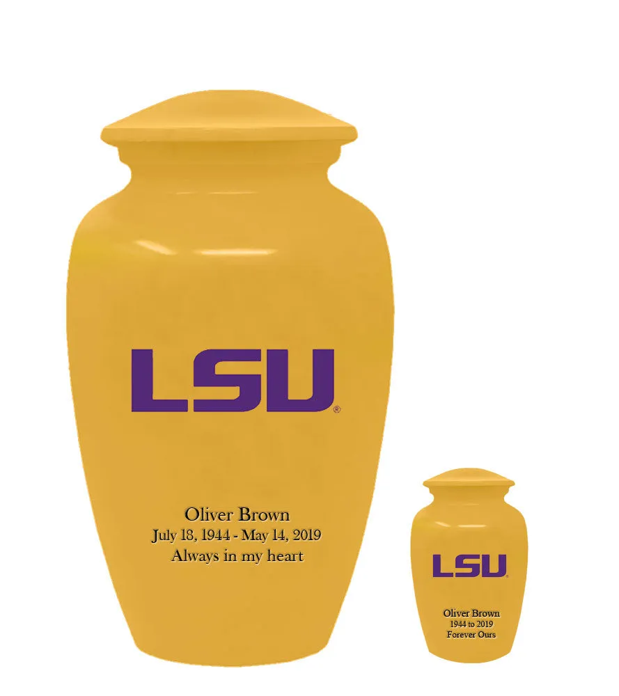 Fan Series - Louisiana State University Tigers Memorial Cremation Urn - IULSU101