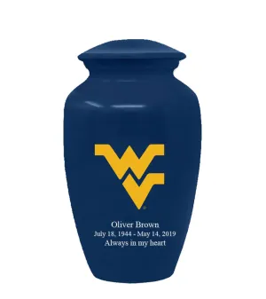 Fan Series - West Virginia University Mountaineers Memorial Cremation Urn - IUWVG100