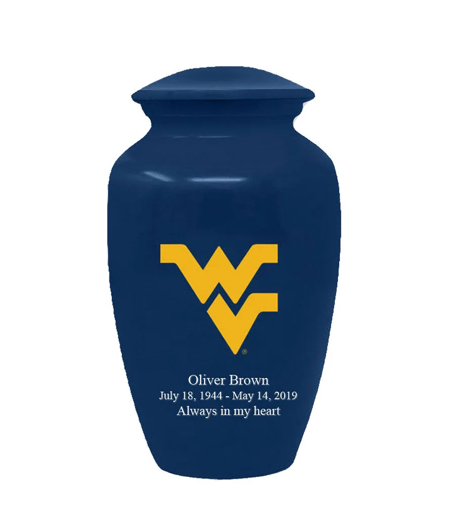 Fan Series - West Virginia University Mountaineers Memorial Cremation Urn - IUWVG100
