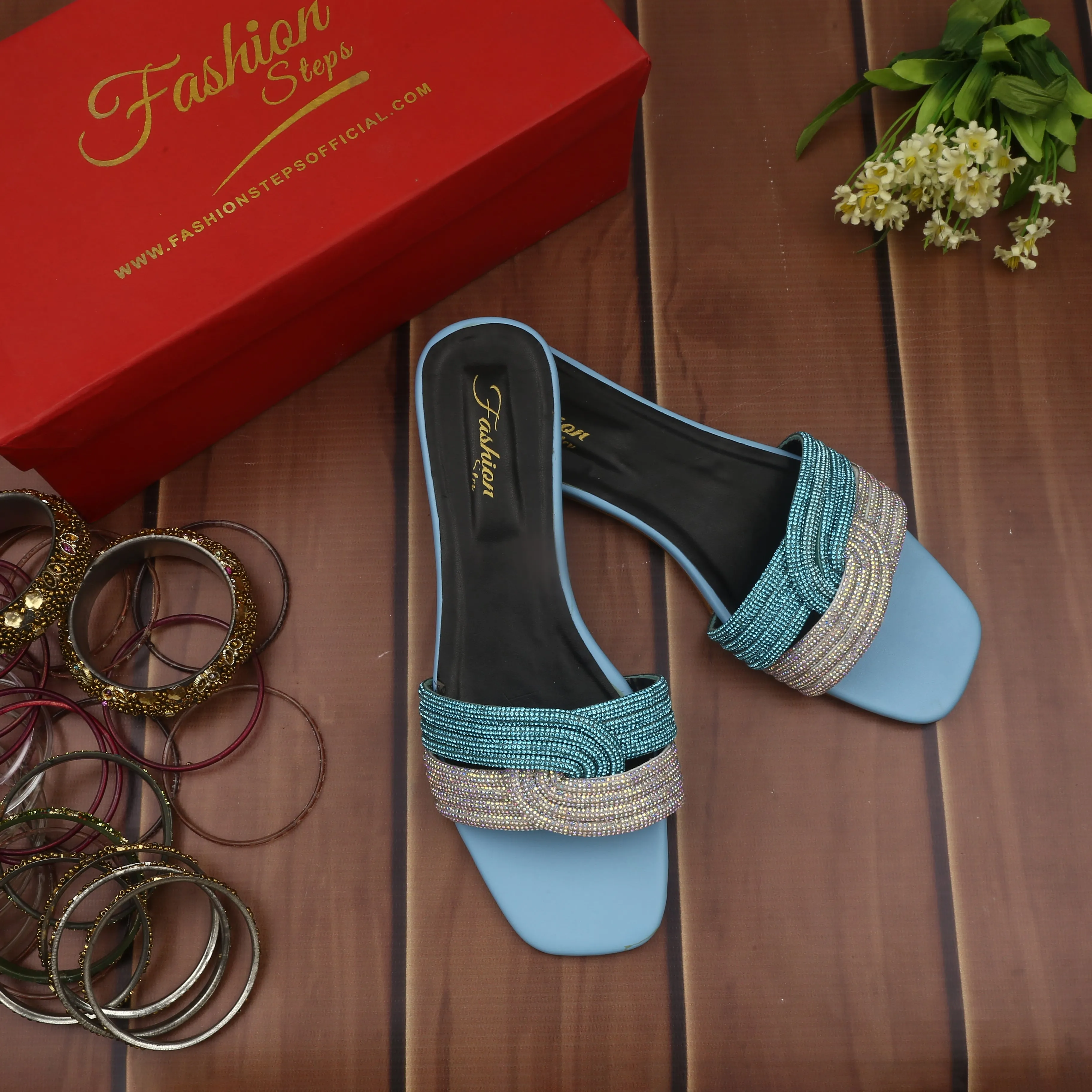 Fashion Figma Flats (Blue)